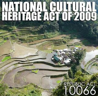 ra 10066 summary|National Cultural Heritage Act .